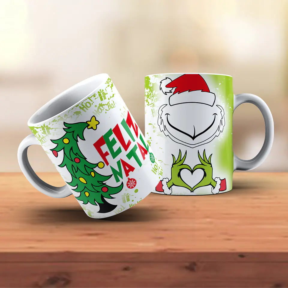 Caneca Natal Grinch Sarcástico 10