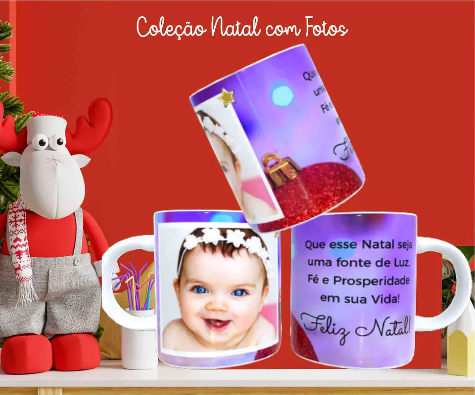 Caneca Natal com Fotos DL Vol_02 1