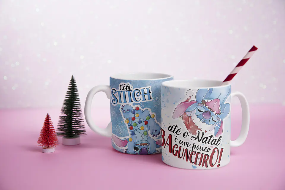 Caneca Natal Disney e Amigos 4