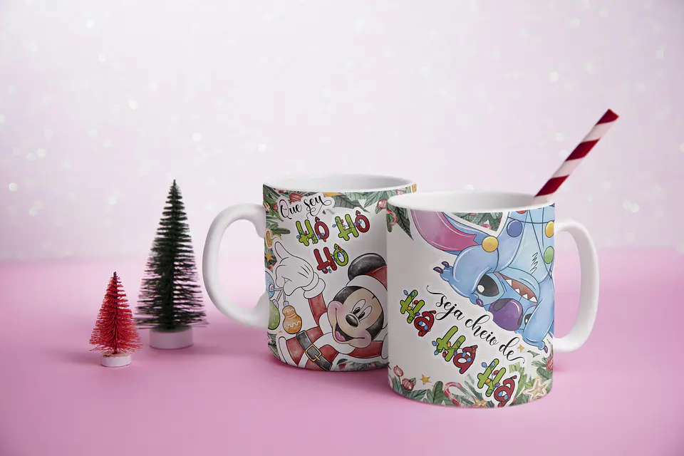 Caneca Natal Disney e Amigos 12