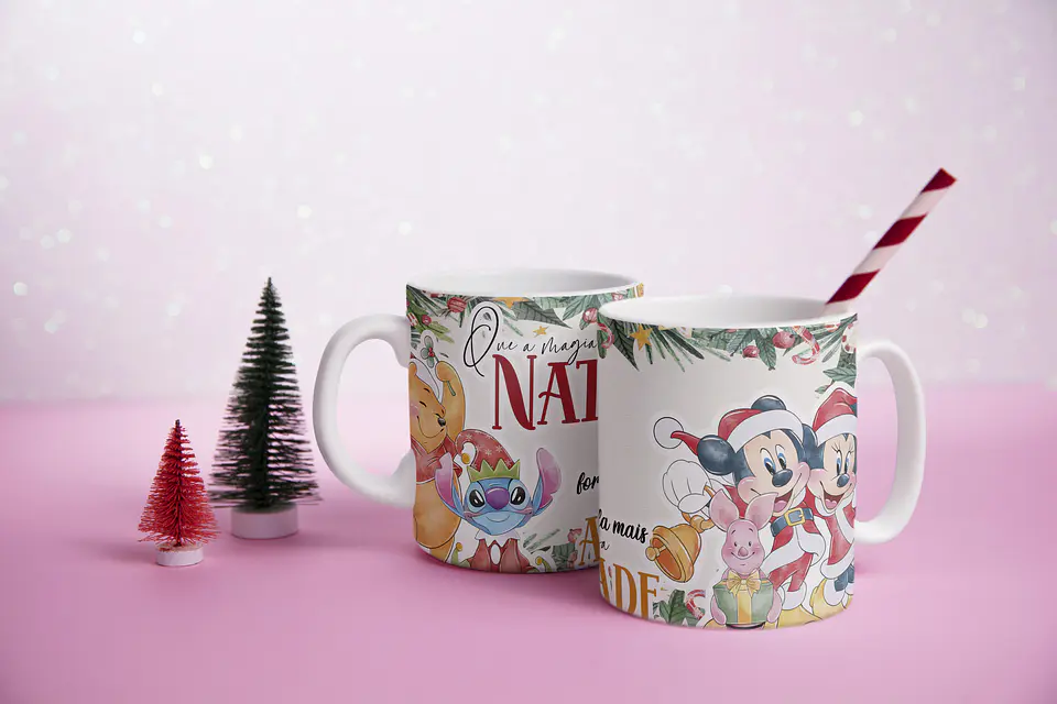 Caneca Natal Disney e Amigos 18