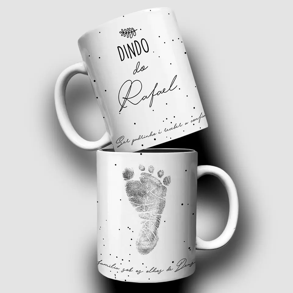 Caneca Madrinha - Padrinho Pézinho 4