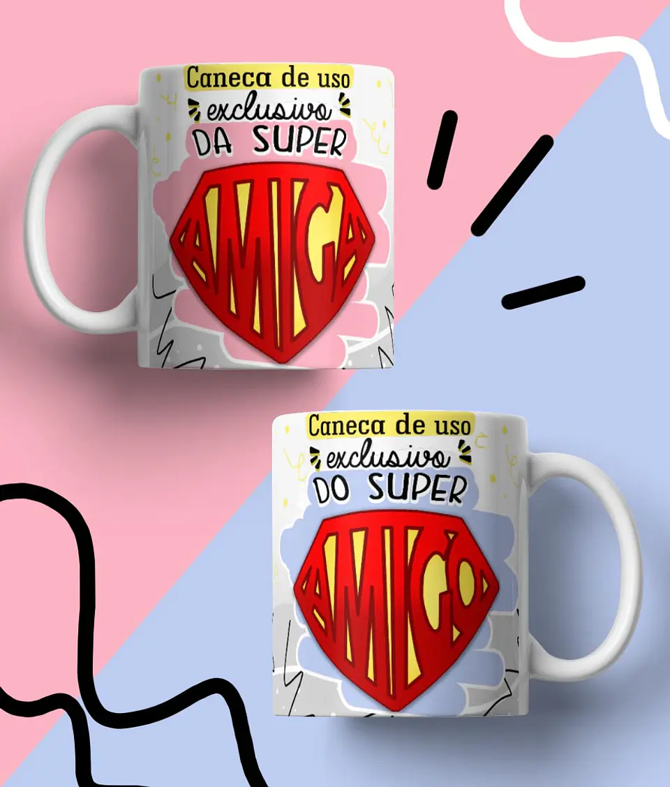 Coleção Caneca Uso exclusivo SUPER 3