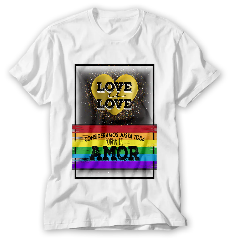 Coleção T-shirt Namorados LGBT 8