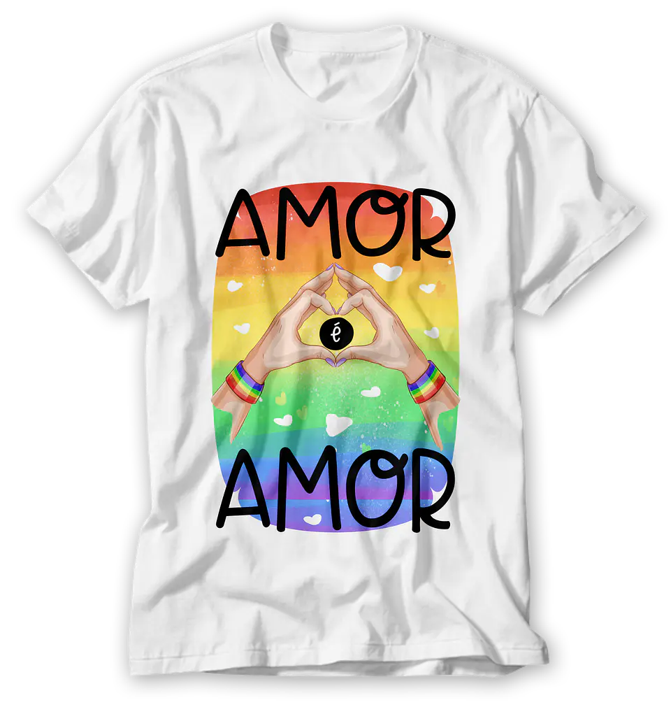 Coleção T-shirt Namorados LGBT 9