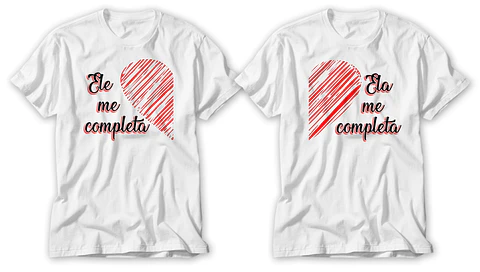 T-shirt Namorados Dupla 04