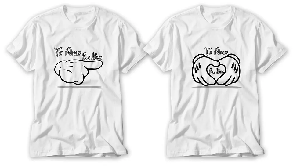 T-shirt Namorados Dupla 04 3