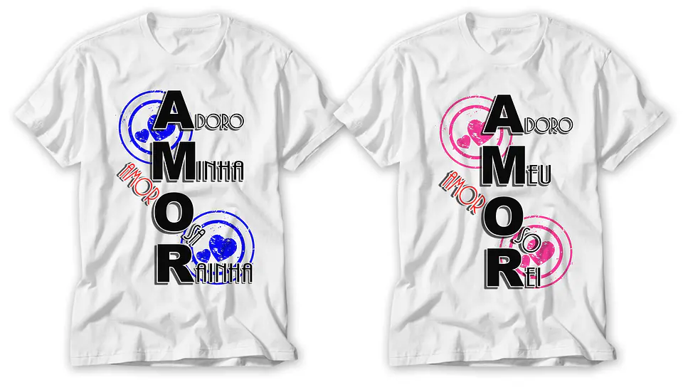 T-shirt Namorados Dupla 04 4