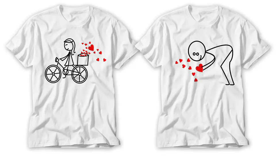 T-shirt Namorados Dupla 04 5