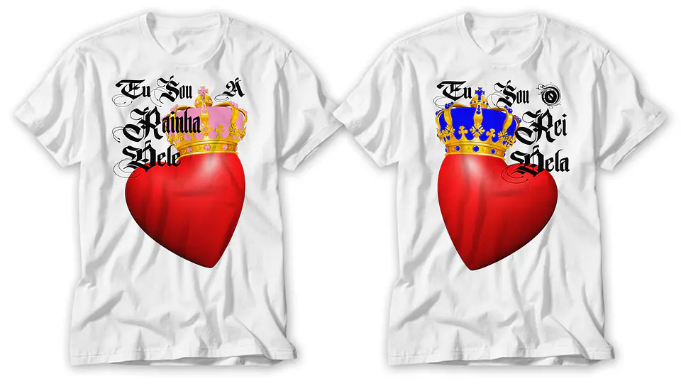 T-shirt Namorados Dupla 04 8
