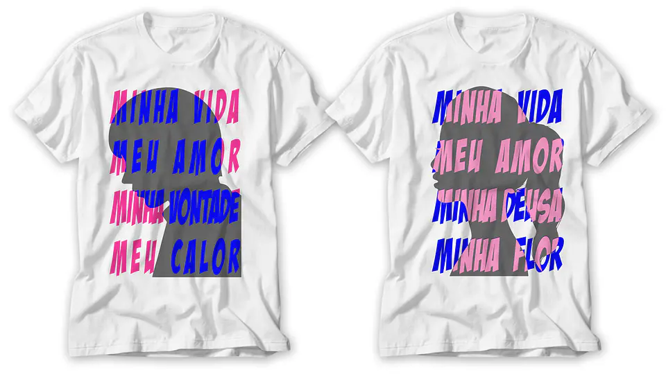 T-shirt Namorados Dupla 04 10