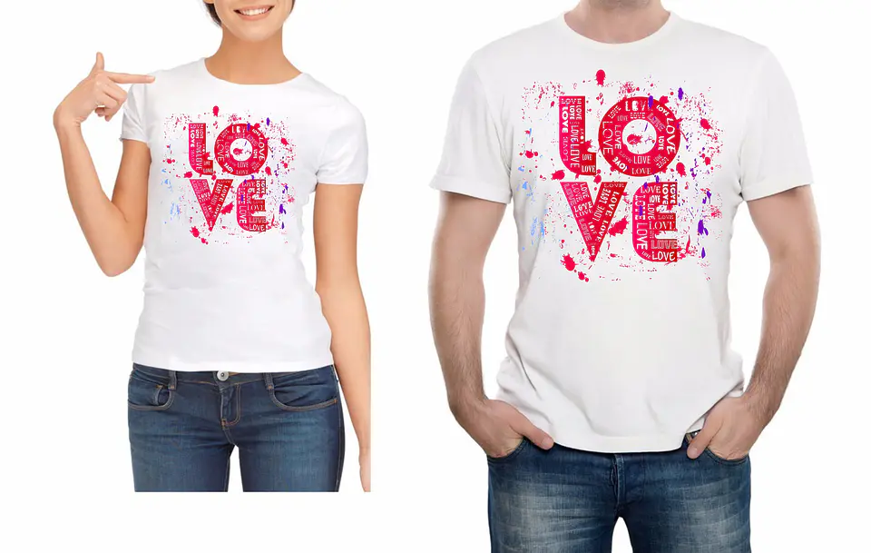 T-shirt Dupla Namorados 05 1