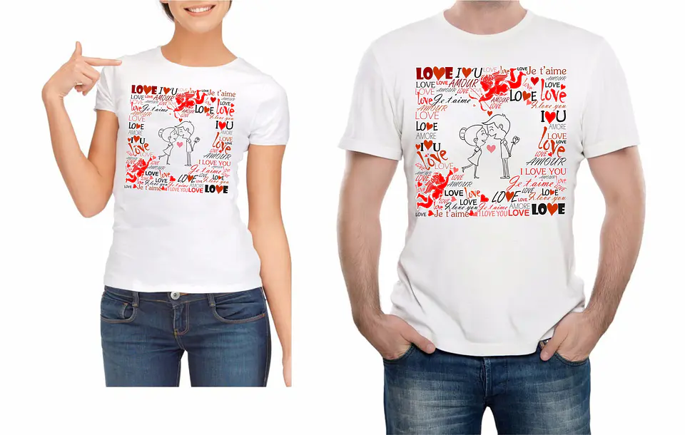 T-shirt Dupla Namorados 05 6