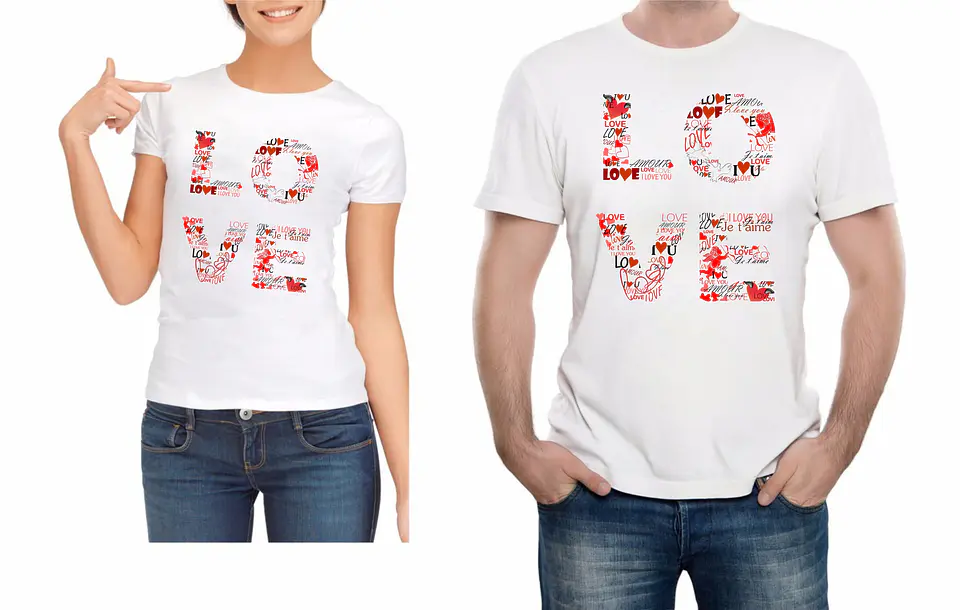 T-shirt Dupla Namorados 05 7