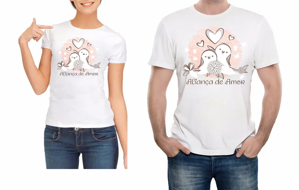 T-shirt Dupla Namorados 05 9