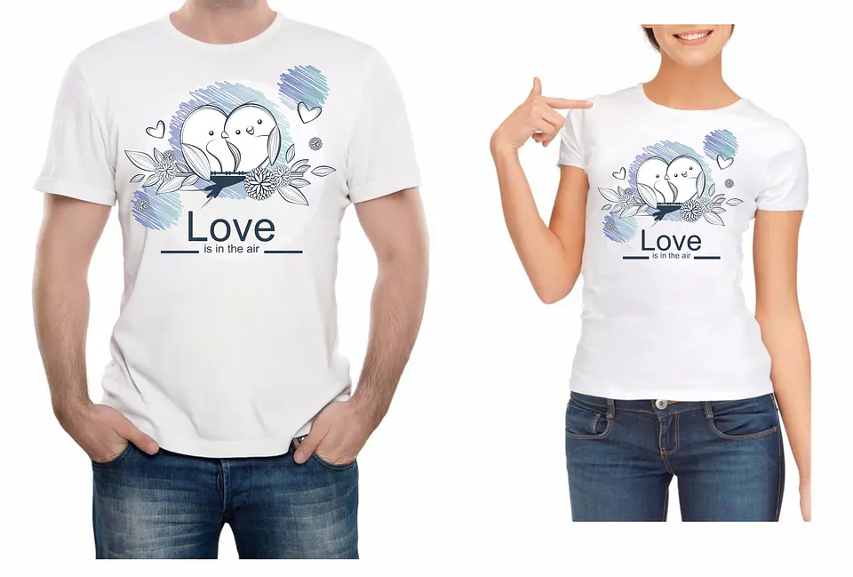 T-shirt Dupla Namorados 05 10