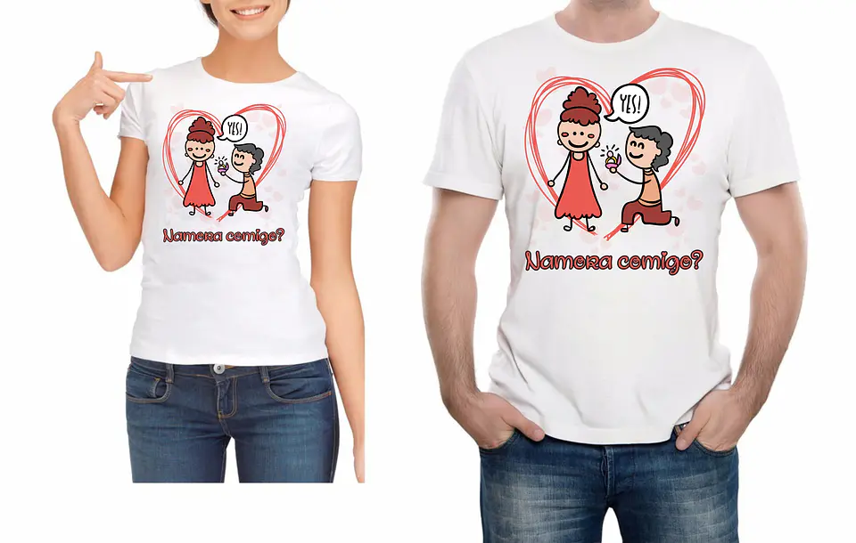 T-shirt Dupla Namorados 05 11