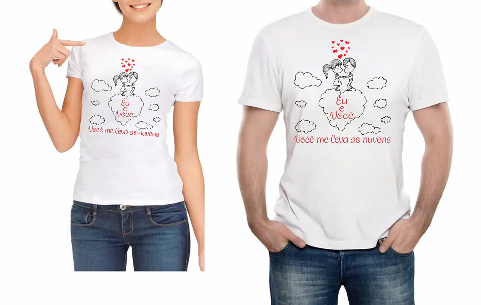 T-shirt Dupla Namorados 05 13