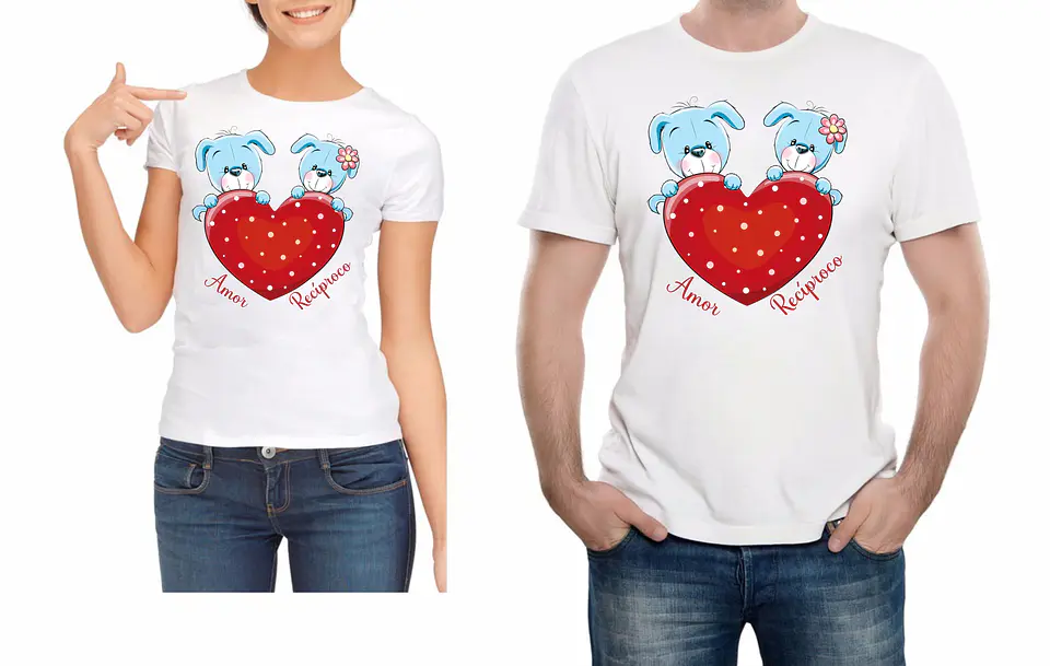 T-shirt Dupla Namorados 05 15