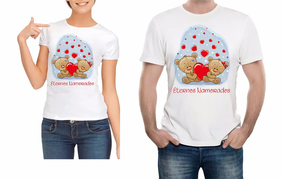 T-shirt Dupla Namorados 05 18