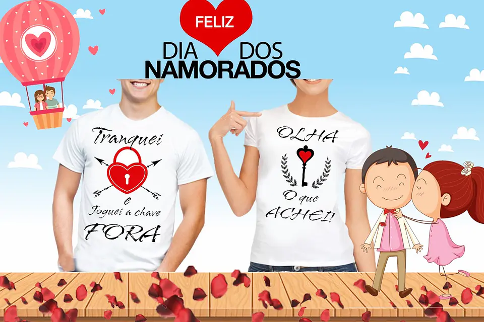 T-shirts Duplas Dia dos Namorados col.11 2