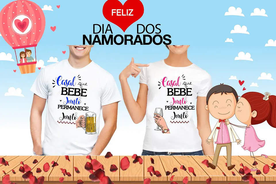 T-shirts Duplas Dia dos Namorados col.11 6