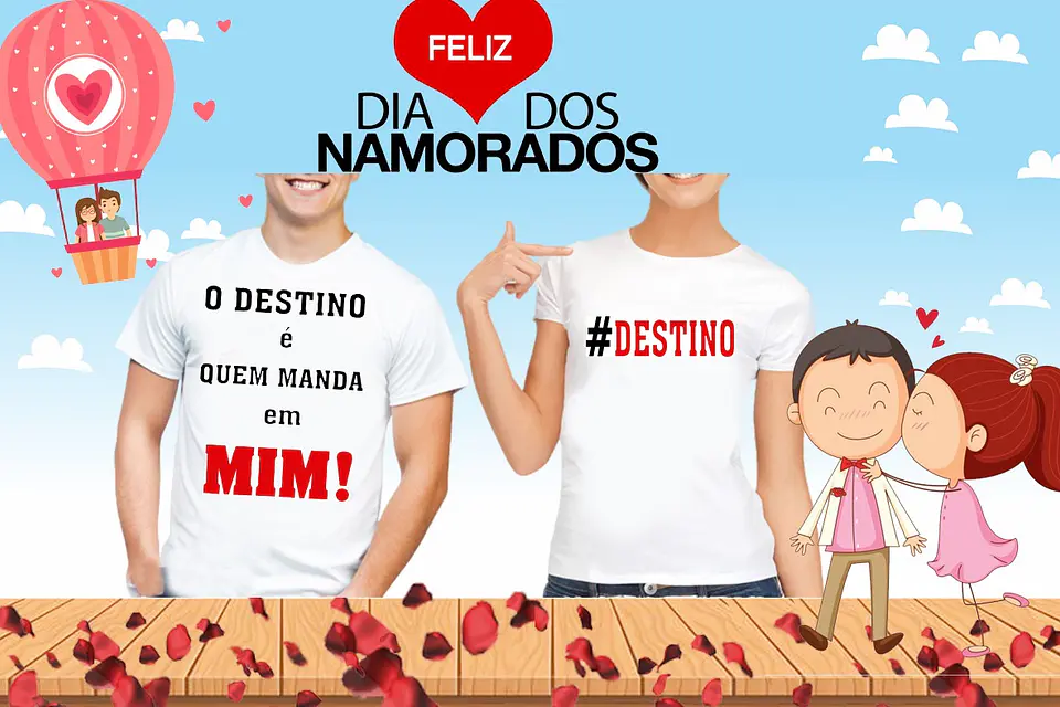T-shirts Duplas Dia dos Namorados col.11 12