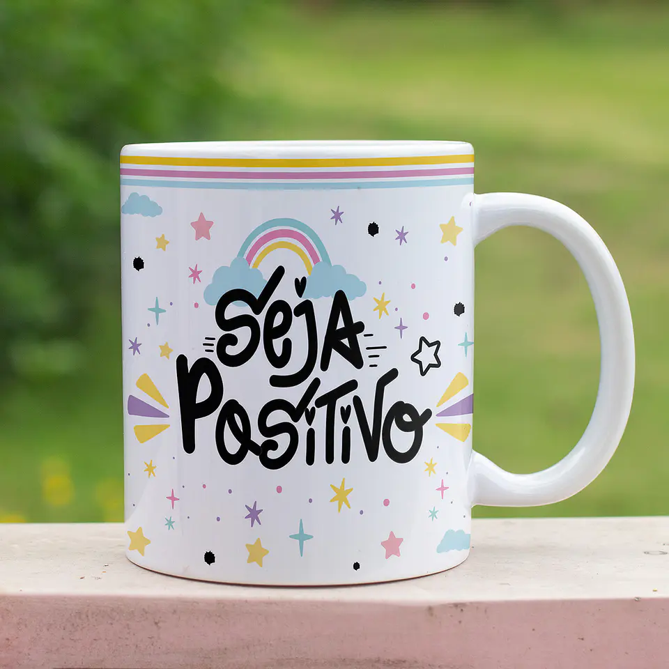Canecas Motivacionais SEJA POSITIVO 2
