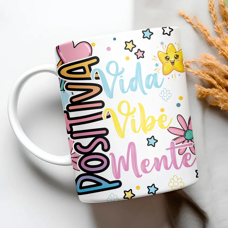 Canecas Motivacionais SEJA POSITIVO 5