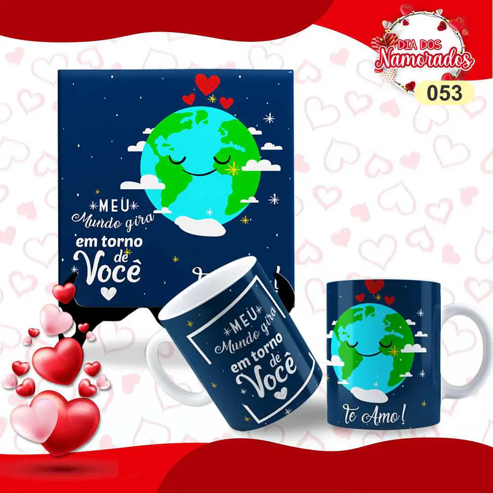 Pack Caneca + Azulejo Namorados  4