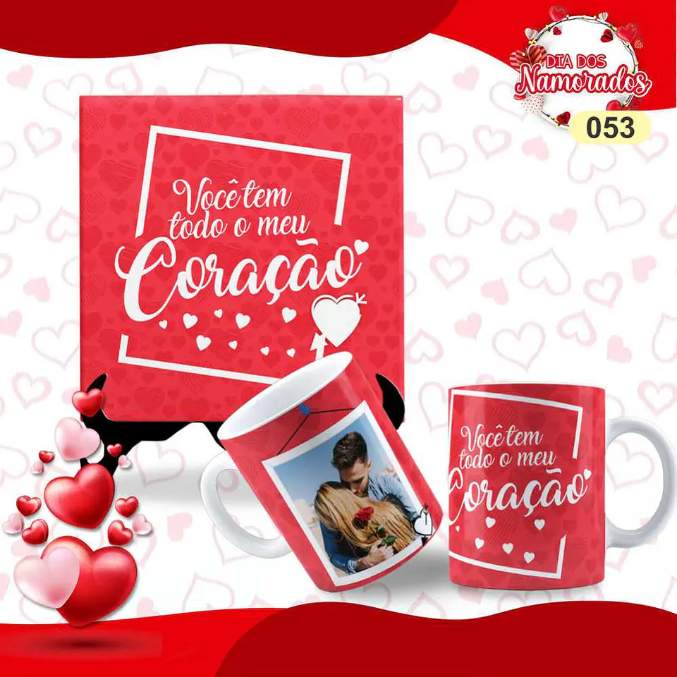 Pack Caneca + Azulejo Namorados  21