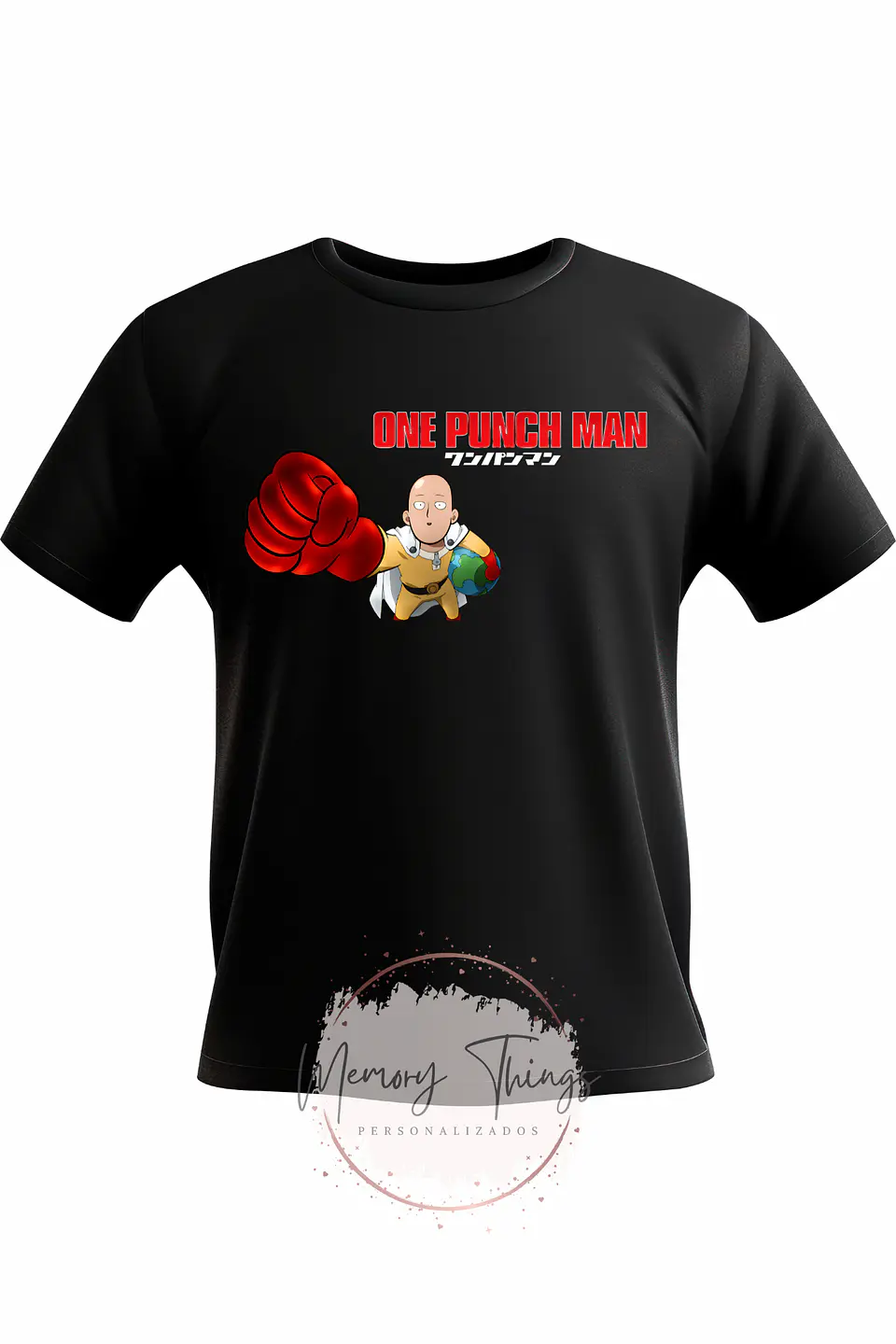 T-shirt One Punch man todas 3