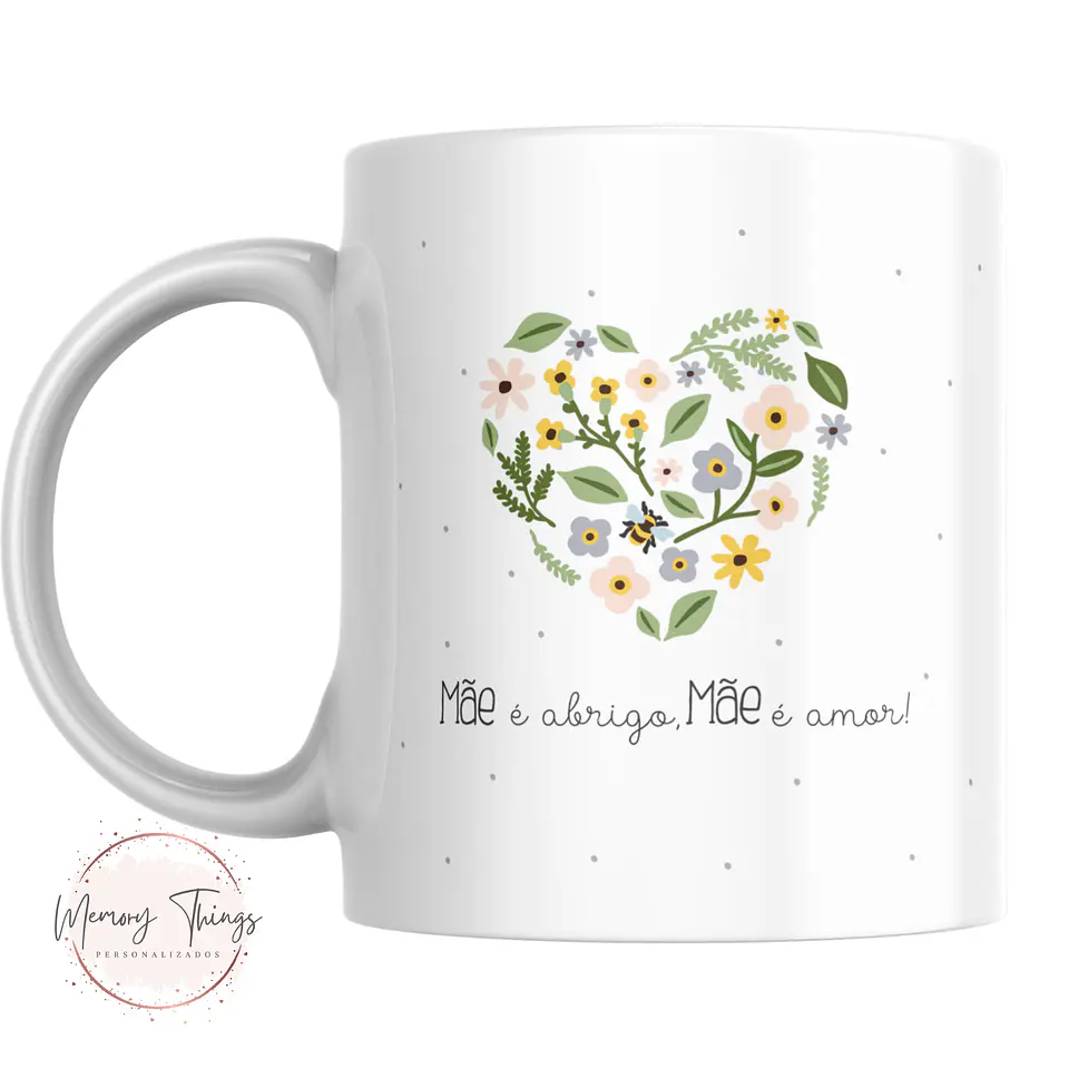 Caneca Dia Da mãe Floral 2025 4