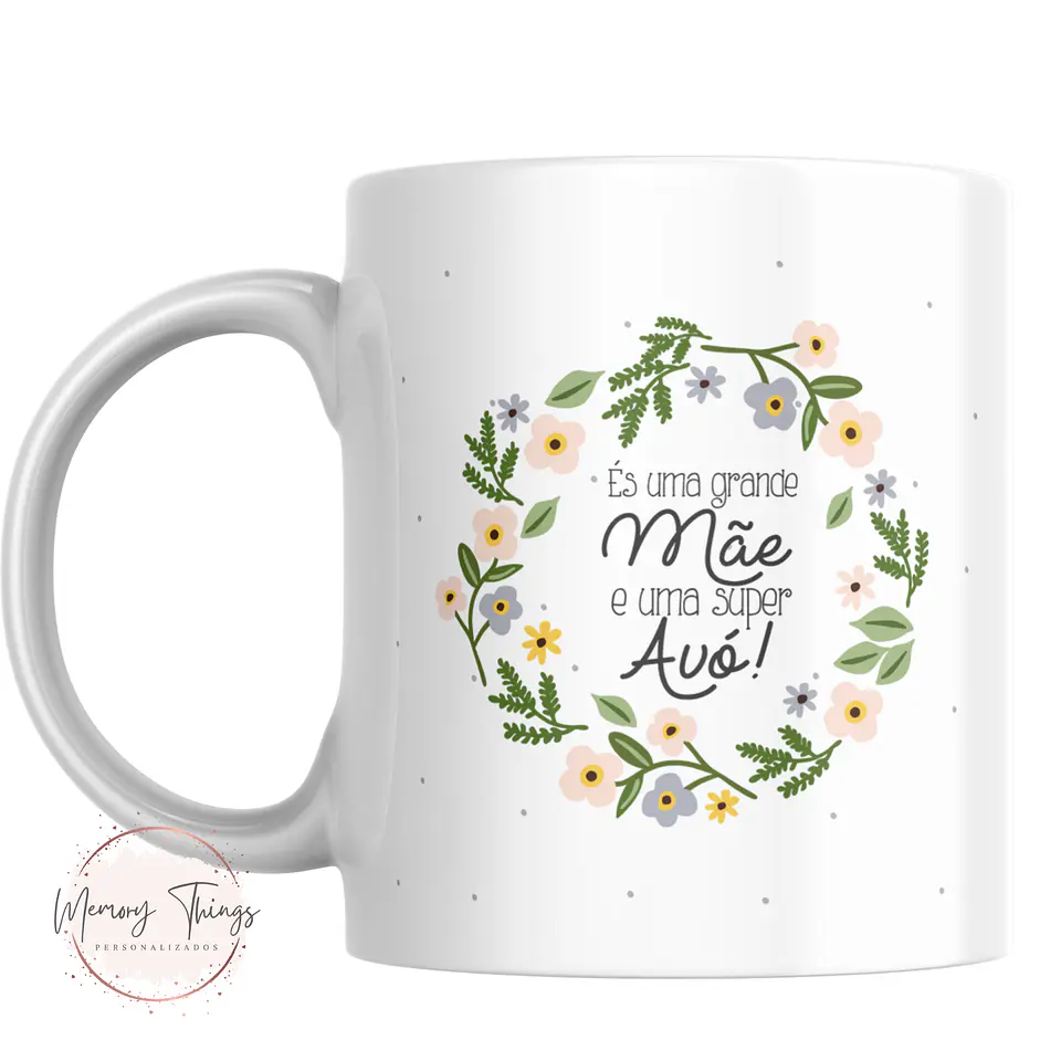 Caneca Dia Da mãe Floral 2025 7