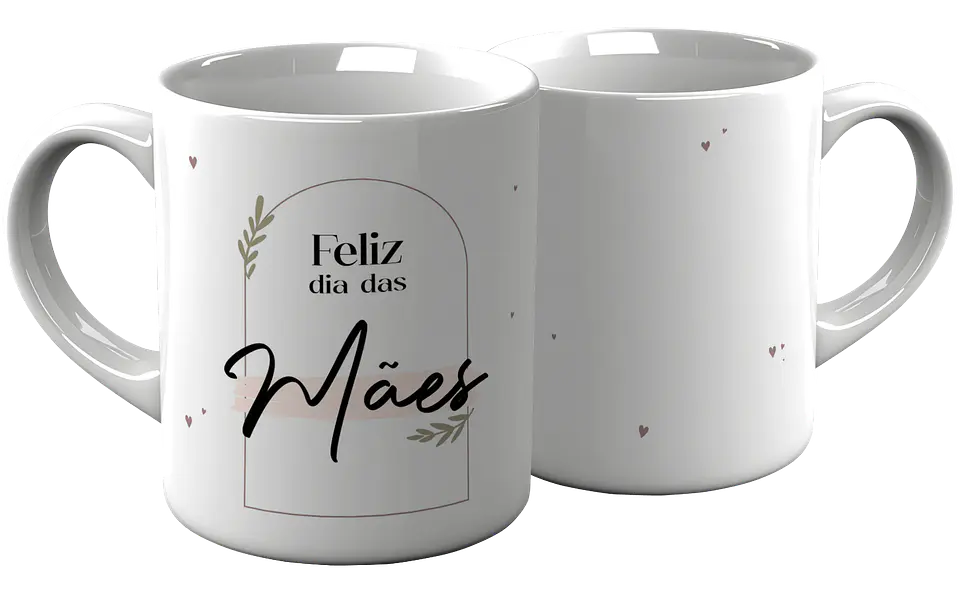 Caneca Dia da Mãe Minimalista 2025 1