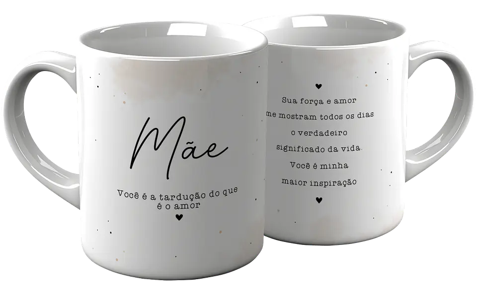 Caneca Dia da Mãe Minimalista 2025 7