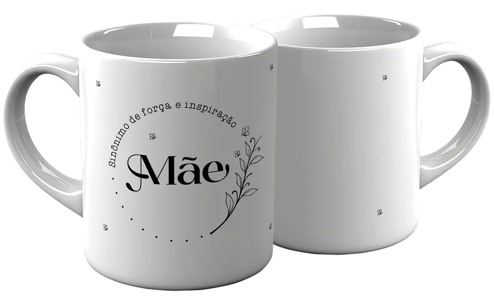 Caneca Dia da Mãe Minimalista 2025 10