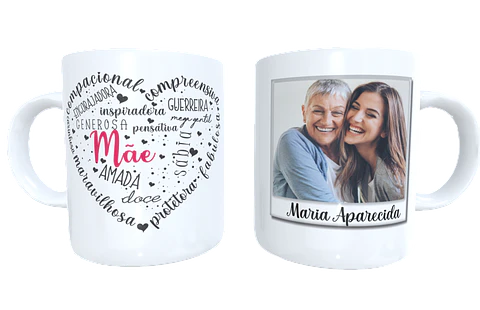Caneca Mãe Coração