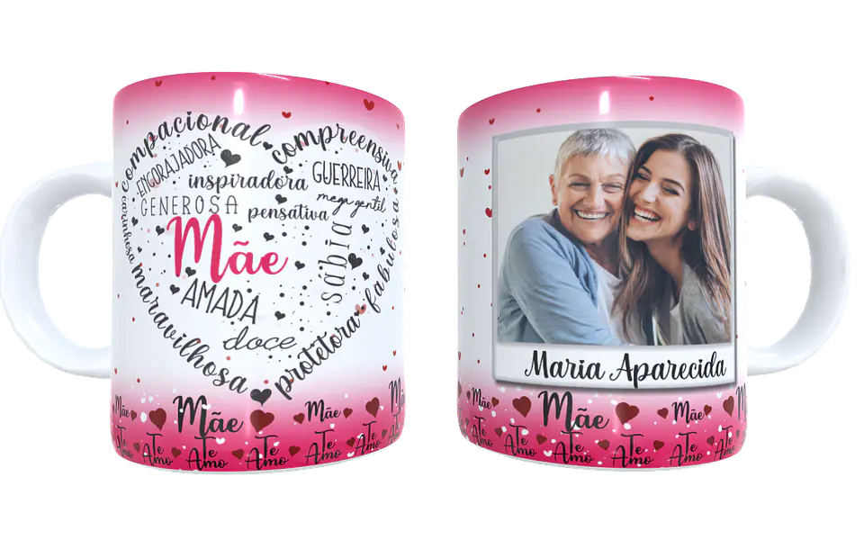 Caneca Mãe Coração 10