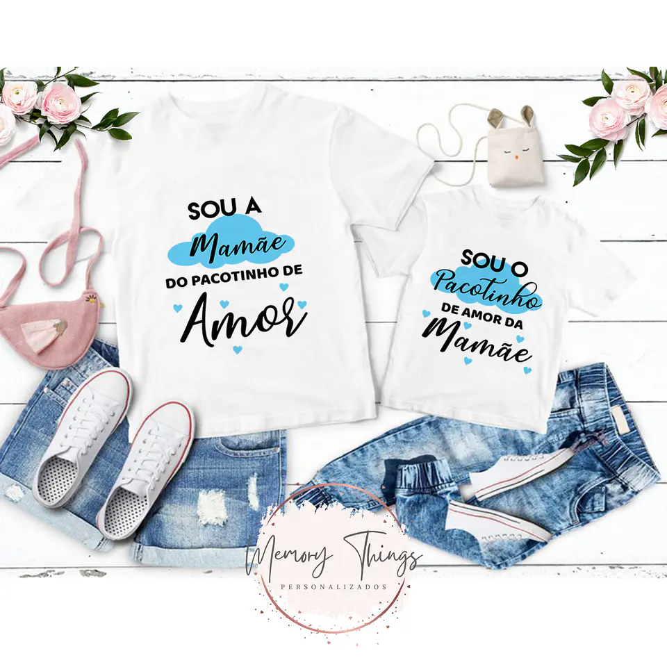 Conjunto de T-shirts Mãe e Filho (a) Col.01 8
