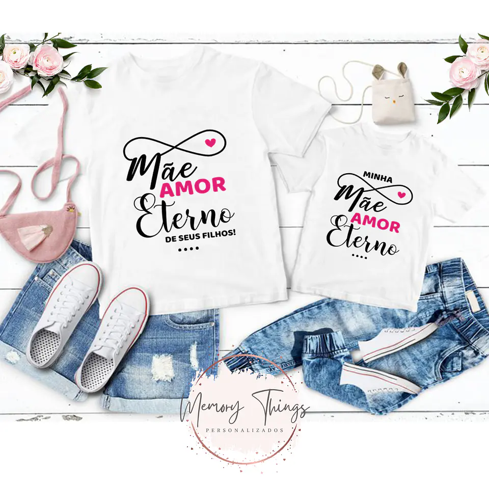 Conjunto de T-shirts Mãe e Filho (a) Col.02 3