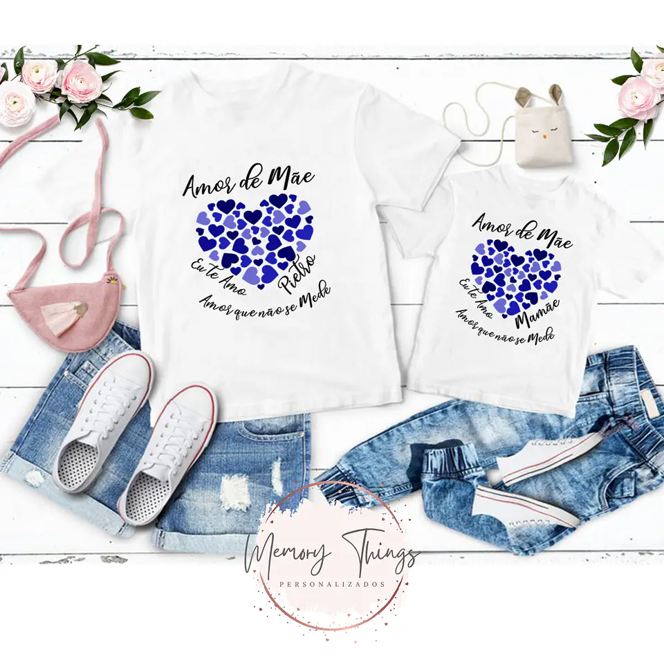 Conjunto de T-shirts Mãe e Filho (a) Col.02 4