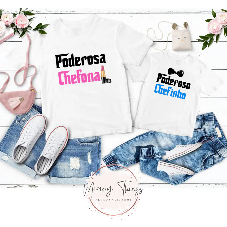 Conjunto de T-shirts Mãe e Filho (a) Col.02 6