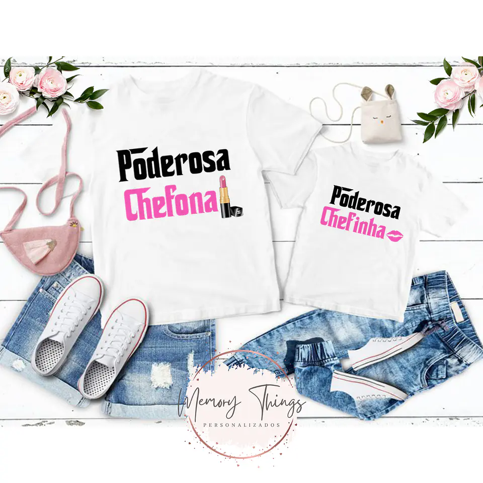 Conjunto de T-shirts Mãe e Filho (a) Col.02 7