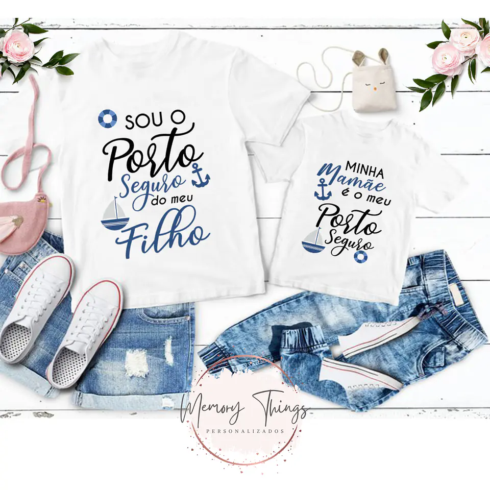 Conjunto de T-shirts Mãe e Filho (a) Col.03 3