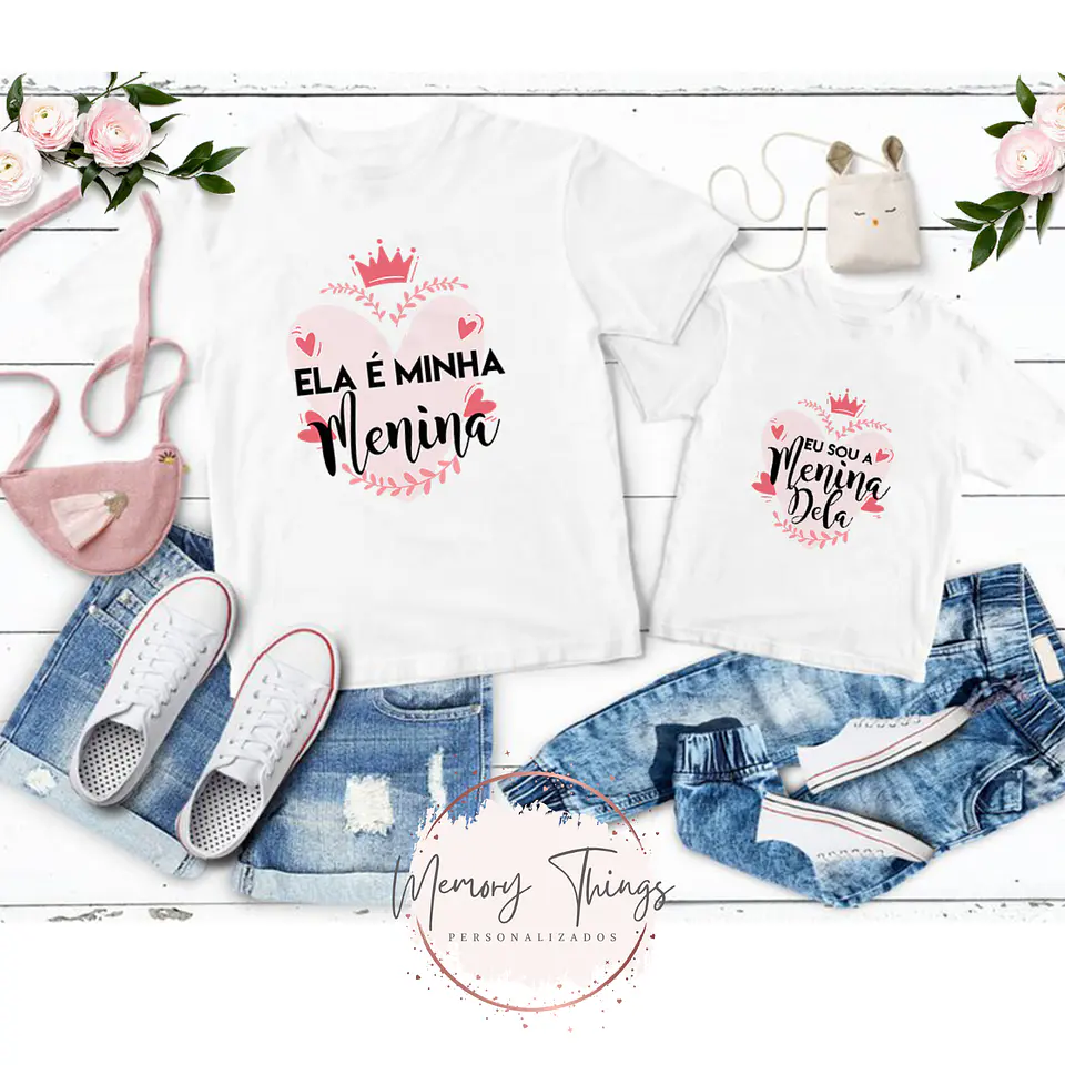 Conjunto de T-shirts Mãe e Filho (a) Col.03 6