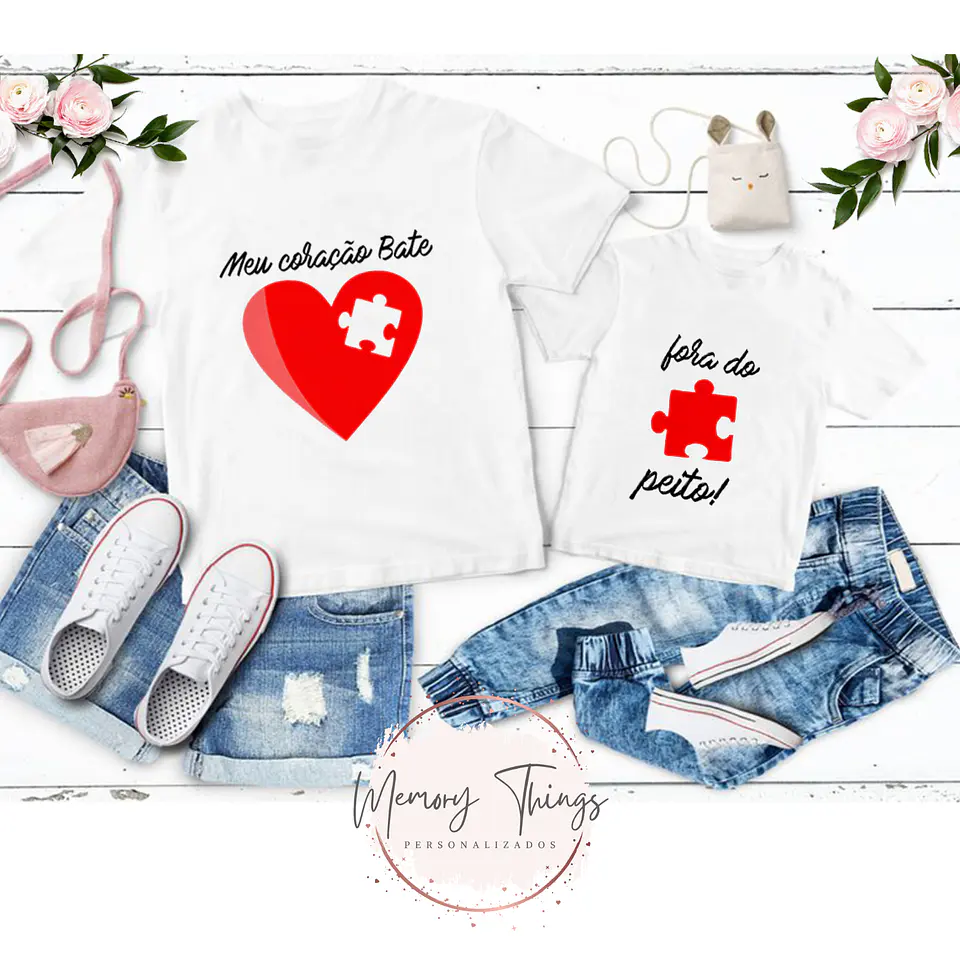Conjunto de T-shirts Mãe e Filho (a) Col.04 3