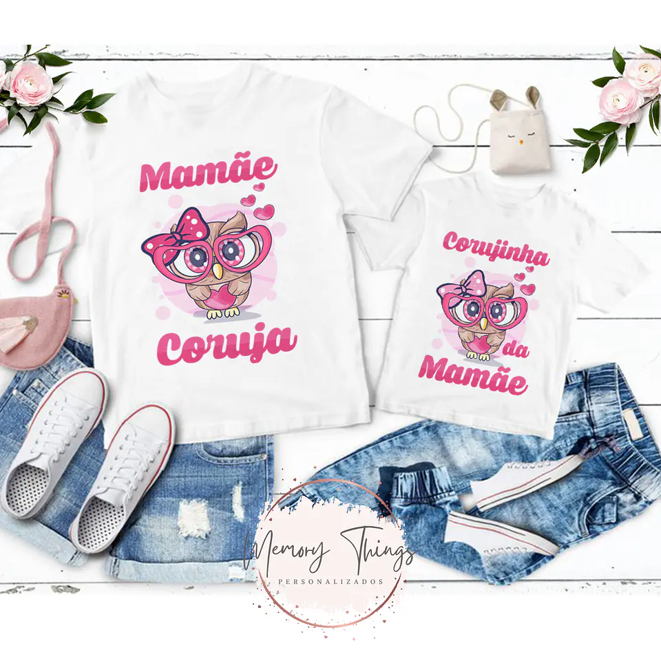 Conjunto de T-shirts Mãe e Filho (a) Col.05 5