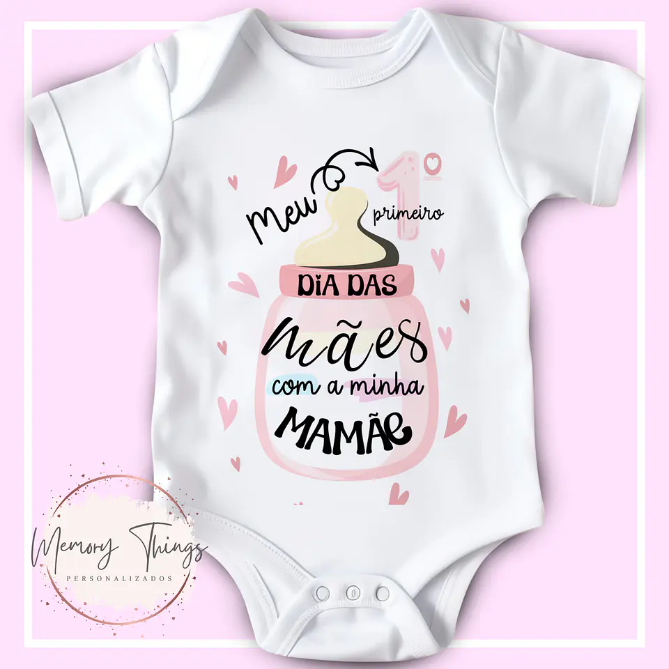 Bodys Babygrow Dia da Mãe 6