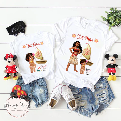 Conjunto T-shirt Tal Mãe e Tal Filha